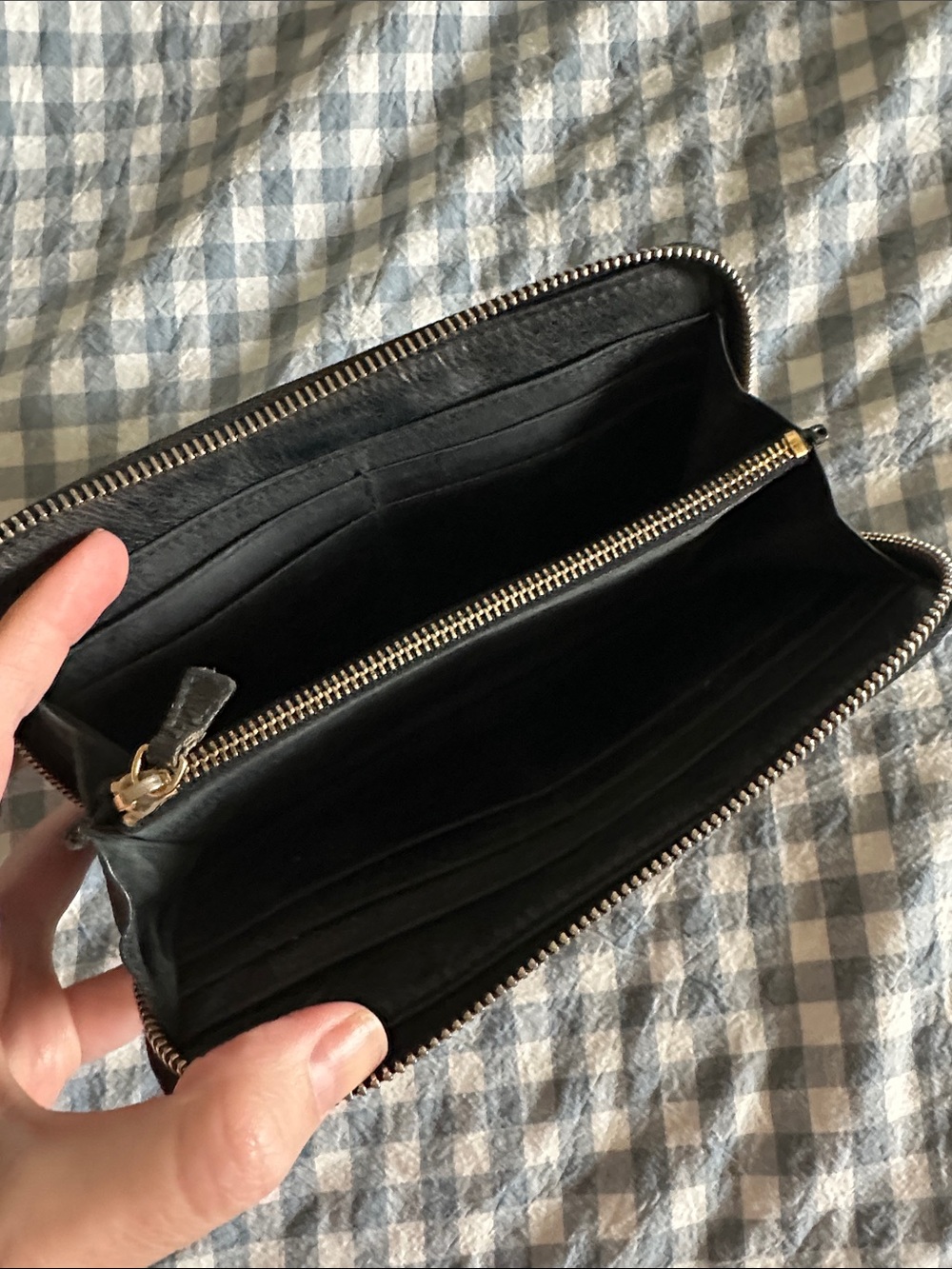 Miu miu black leather zipper wallet - Picture 7 of 7